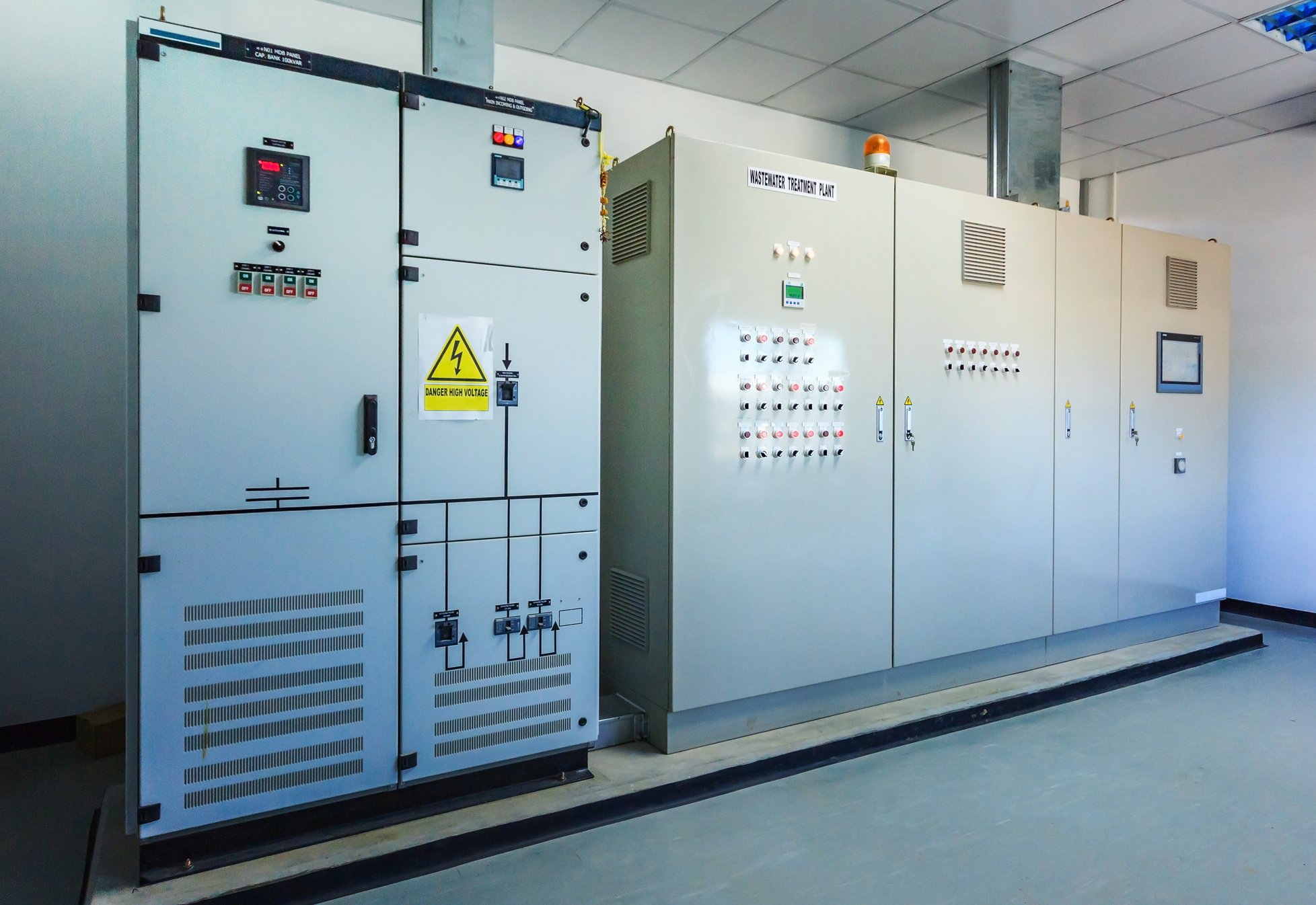 Electrical Energy Distribution Substation in a Wastewater Treatment Plant